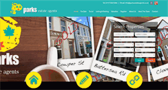 Desktop Screenshot of parksestateagents.co.uk
